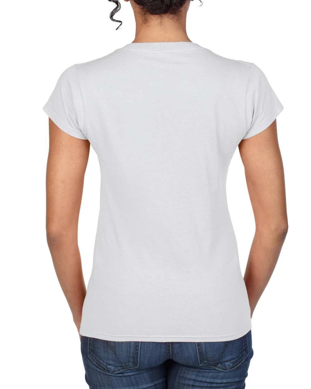 T-Shirts personnalisable GILDAN T-shirt femme col v Softstyle