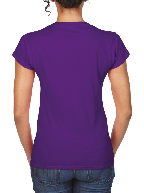 GILDAN T-shirt femme col v Softstyle /api/colors/f28ecd26-255e-4b18-a29c-08c2af1111d3 personnalisable