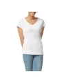 GILDAN T-shirt femme col v Softstyle /api/colors/7a92cd2d-10d2-40b4-928b-296bb7487506 personnalisable
