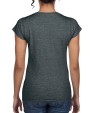 T-Shirts personnalisable GILDAN T-shirt femme col v Softstyle