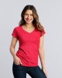 T-Shirts personnalisable GILDAN T-shirt femme col v Softstyle