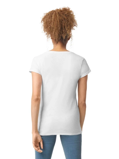 T-Shirts à personnaliser GILDAN T-shirt femme col v Softstyle 