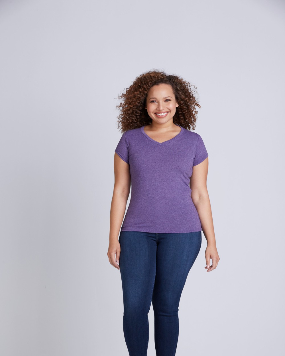T-Shirts personnalisable GILDAN T-shirt femme col v Softstyle