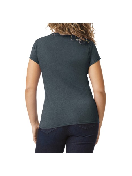 GILDAN T-shirt femme col v Softstyle /api/colors/c55a34d4-3f7a-4287-a9d6-e48d1697b87d personnalisable