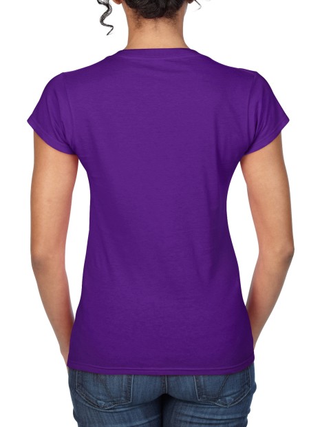 T-Shirts à personnaliser GILDAN T-shirt femme col v Softstyle 