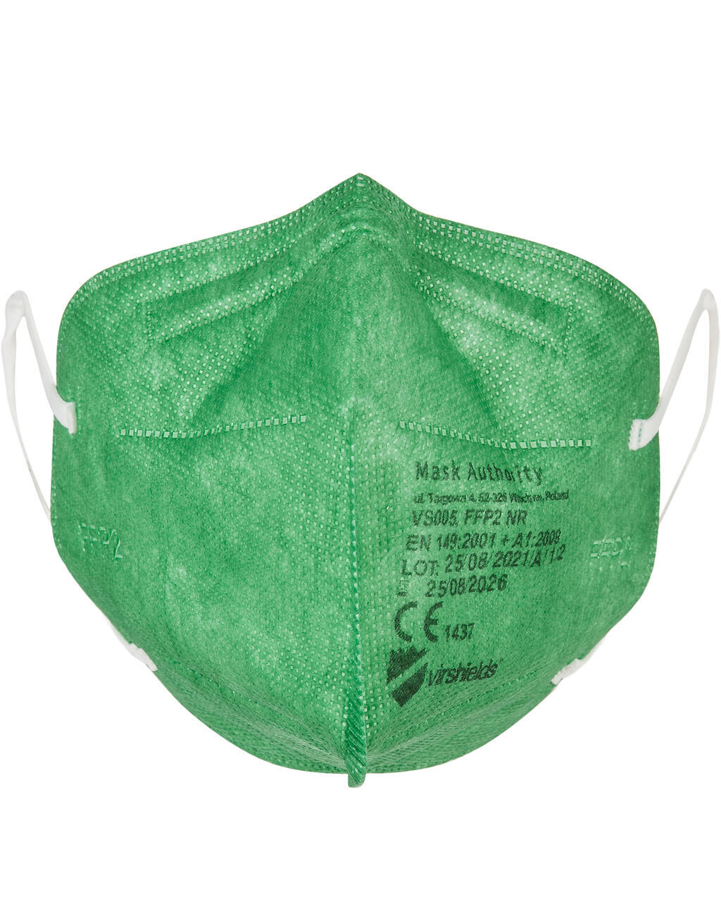Benodigdheden VIRSHIELDS Filtering half mask FFP2 5-ply voor bedrukking &amp; borduring