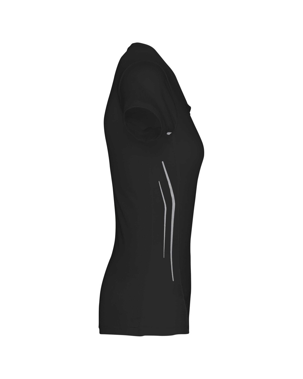 PROACT Damen Kurzarm Sport-T-Shirt. Bi-Material T-Shirts personalisierbar