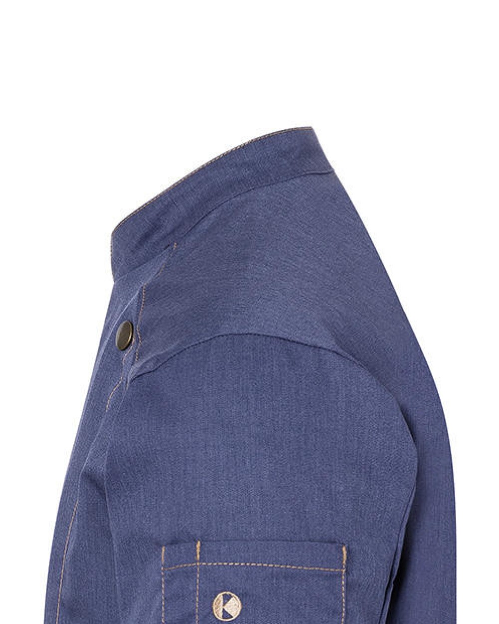 Jassen KARLOWSKY CHEF JACKET JEANS-STYLE voor bedrukking &amp; borduring