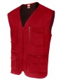 Jassen VELILLA MULTI-POCKET VEST voor bedrukking &amp; borduring