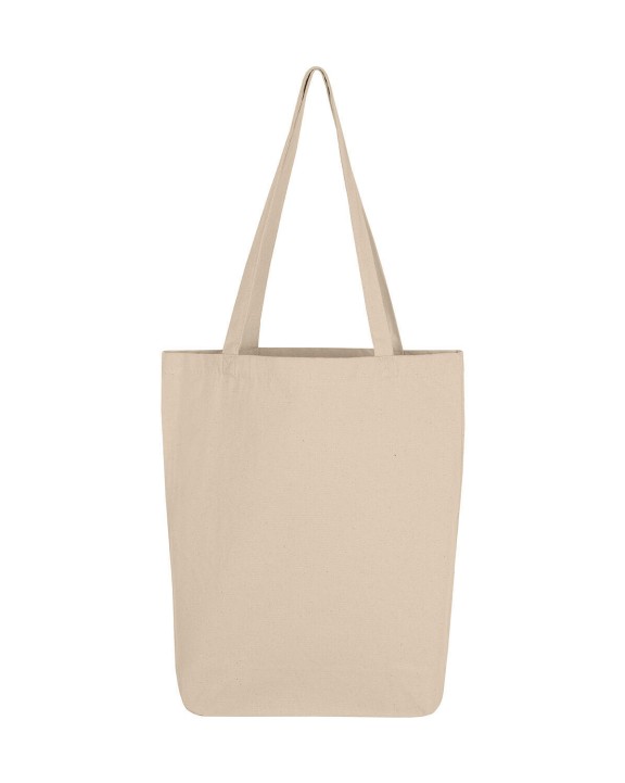 Tote bags BAGS BY JASSZ Canvas Cotton Bag LH with Gusset voor bedrukking &amp; borduring