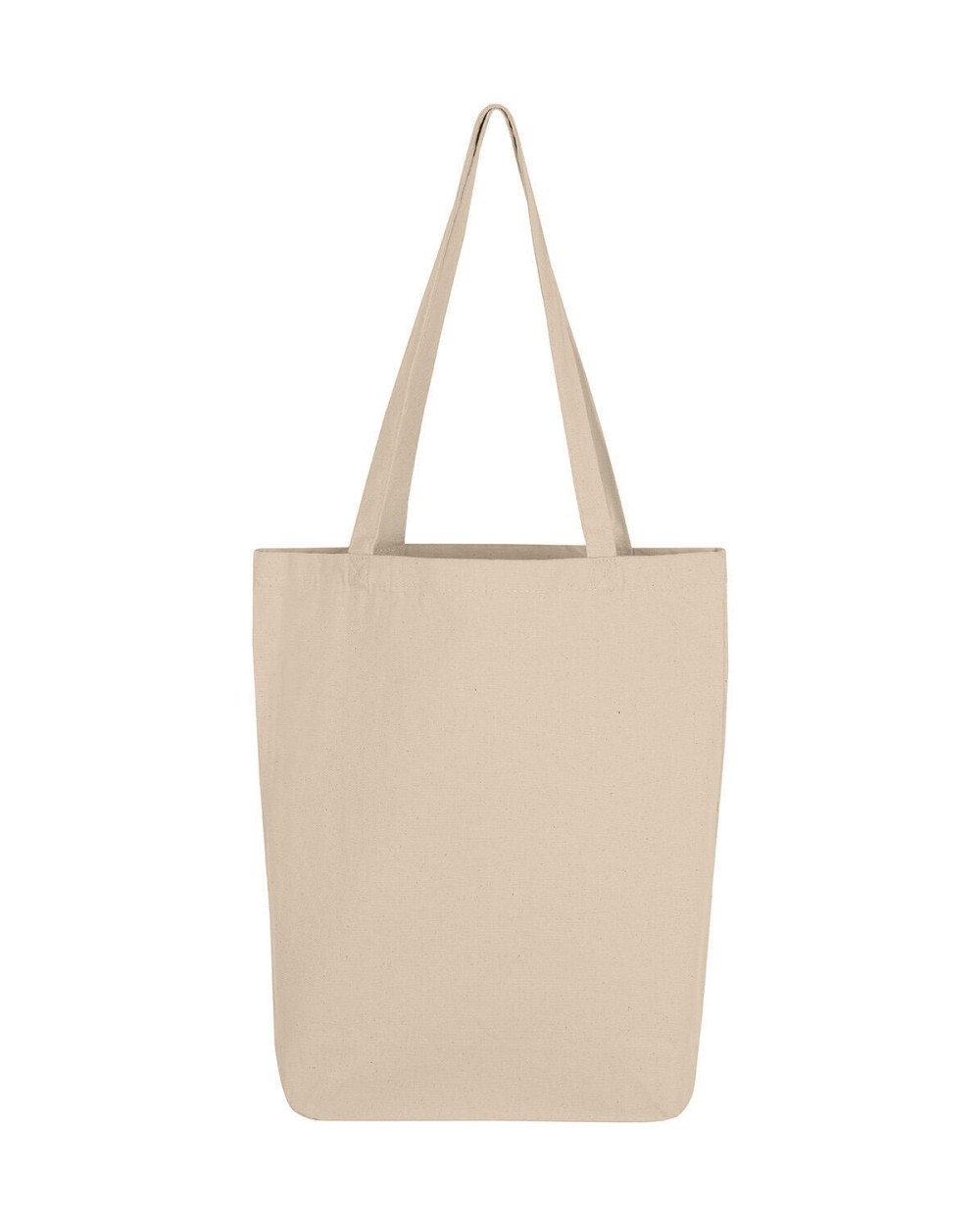 BAGS BY JASSZ Canvas Cotton Bag LH with Gusset Tote Bags personalisierbar