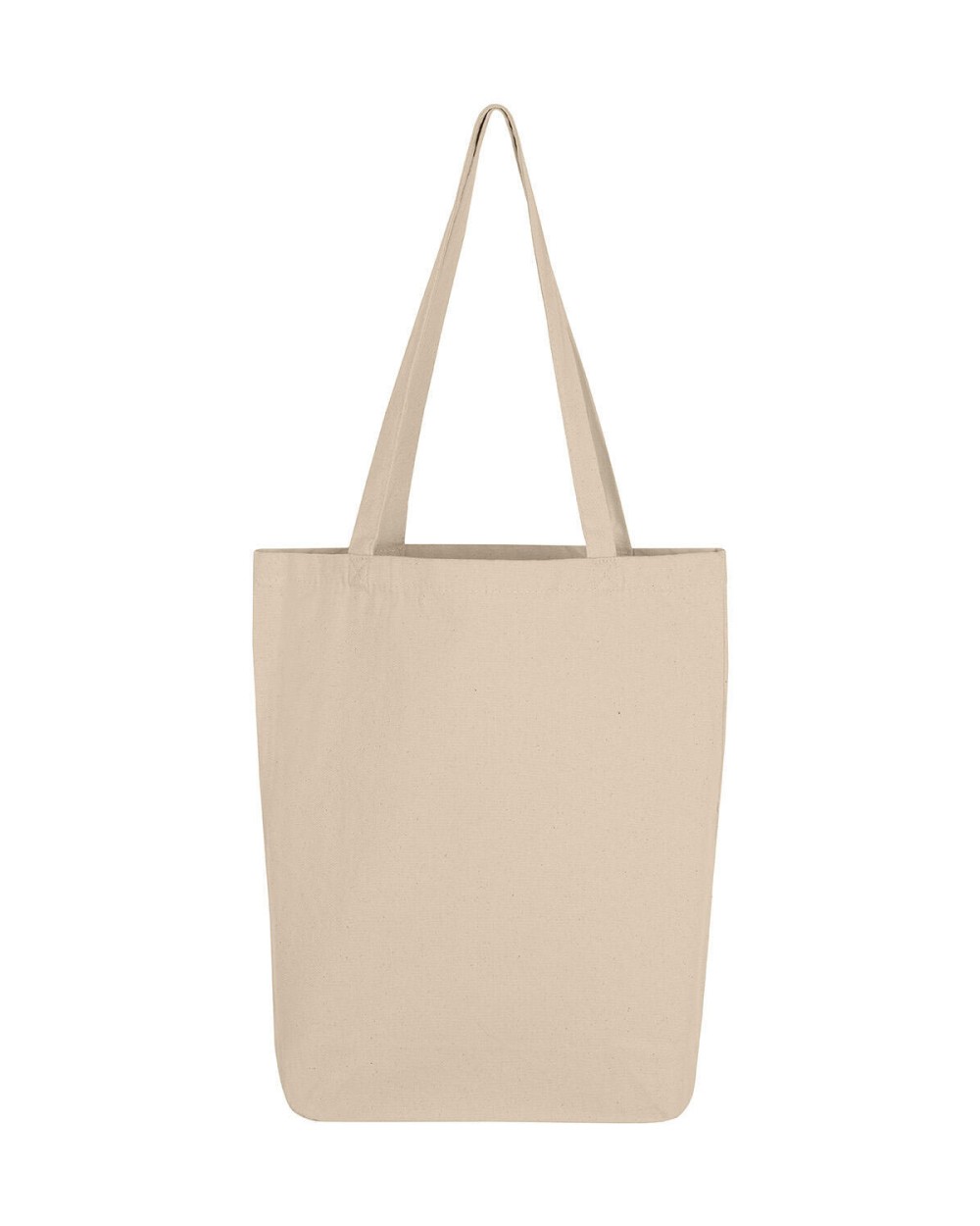 Tote bags BAGS BY JASSZ Canvas Cotton Bag LH with Gusset voor bedrukking &amp; borduring