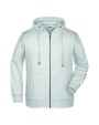 Sweaters & hoodies JAMES & NICHOLSON Men`s Zip-Hoody voor bedrukking &amp; borduring