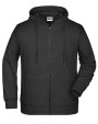 Sweaters & hoodies JAMES & NICHOLSON Men`s Zip-Hoody voor bedrukking &amp; borduring