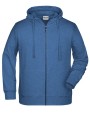 Sweaters & hoodies JAMES & NICHOLSON Men`s Zip-Hoody voor bedrukking &amp; borduring