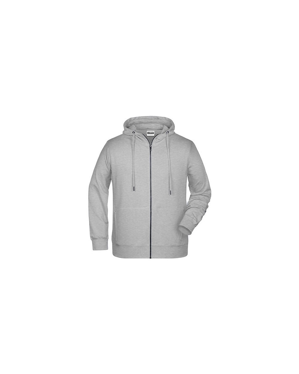 Sweaters & hoodies JAMES & NICHOLSON Men`s Zip-Hoody voor bedrukking &amp; borduring