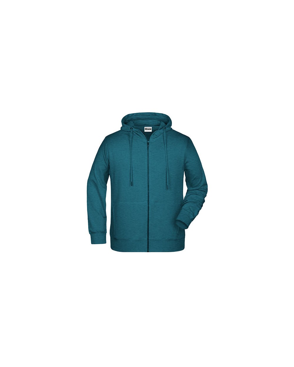 Sweaters & hoodies JAMES & NICHOLSON Men`s Zip-Hoody voor bedrukking &amp; borduring