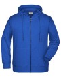 Sweaters & hoodies JAMES & NICHOLSON Men`s Zip-Hoody voor bedrukking &amp; borduring