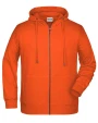 Sweaters & hoodies JAMES & NICHOLSON Men`s Zip-Hoody voor bedrukking &amp; borduring
