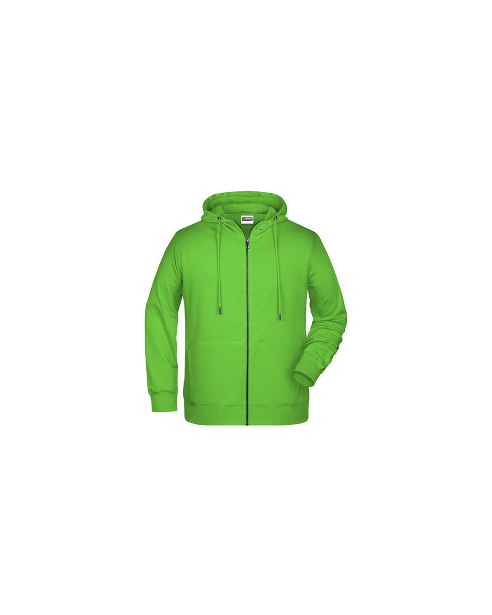 Sweaters & hoodies JAMES & NICHOLSON Men`s Zip-Hoody voor bedrukking &amp; borduring