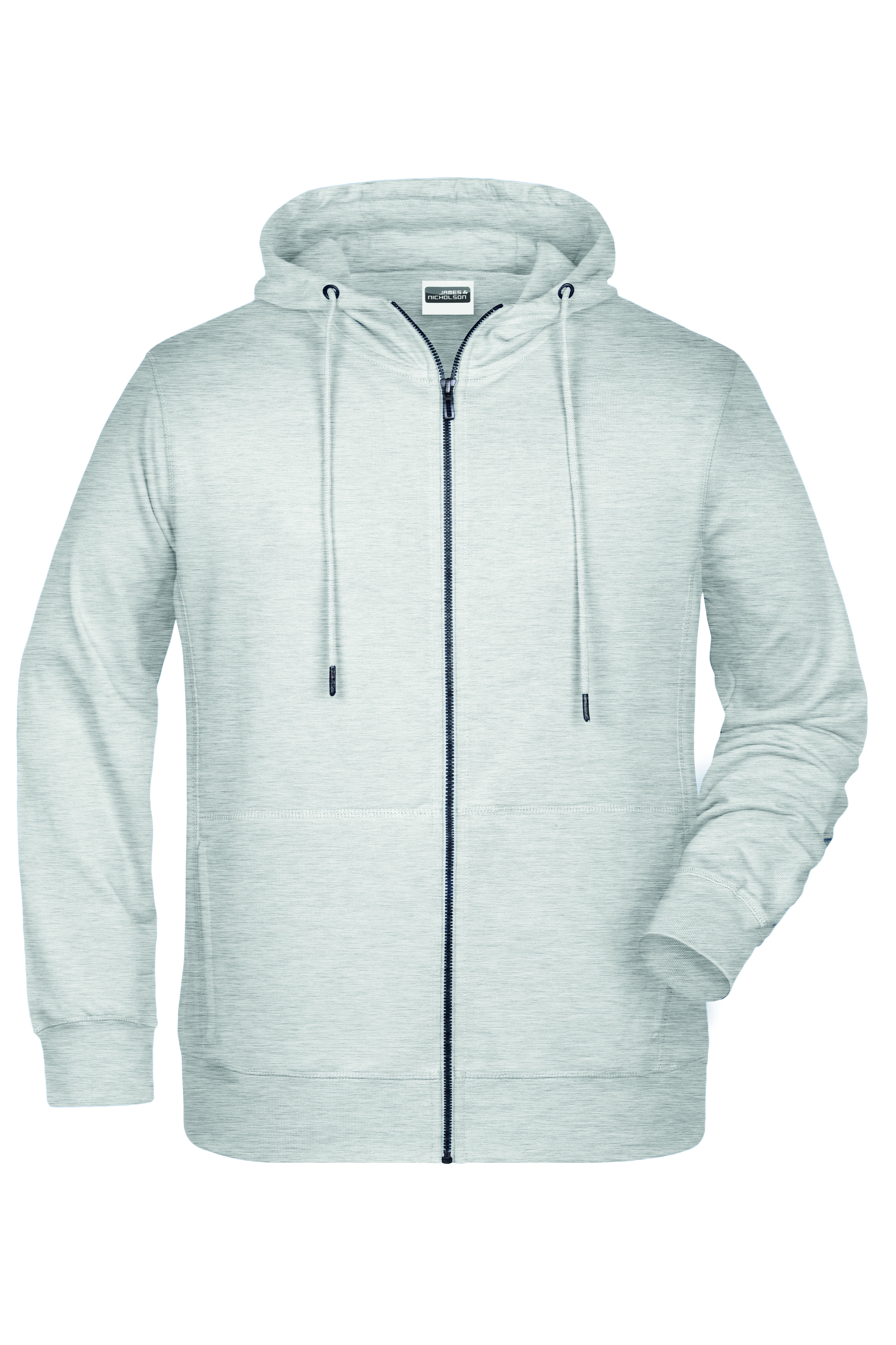 Sweaters & hoodies JAMES & NICHOLSON Men`s Zip-Hoody voor bedrukking &amp; borduring