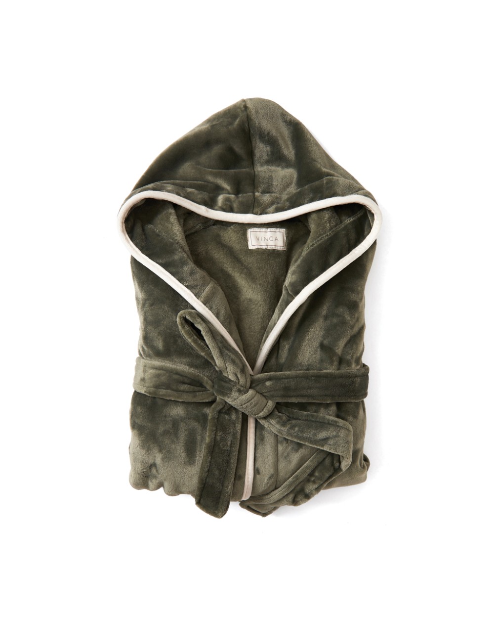 VINGA VINGA Louis Luxus Plüsch GRS rPET Bademantel Größe S/M Bad Artikeln personalisierbar