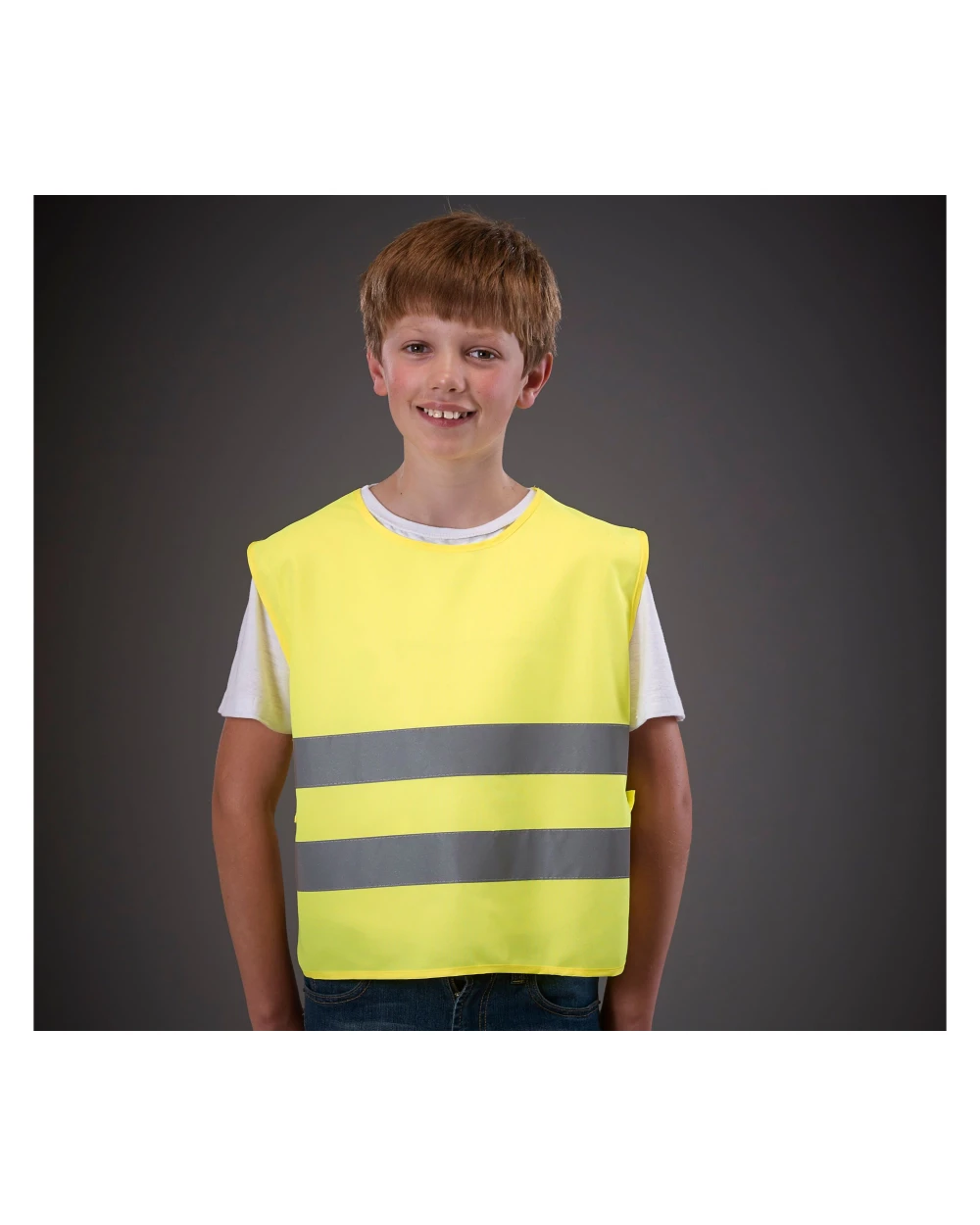 Gilets de sécurité personnalisable YOKO KIDS HI-VIS TWO BAND TABARD