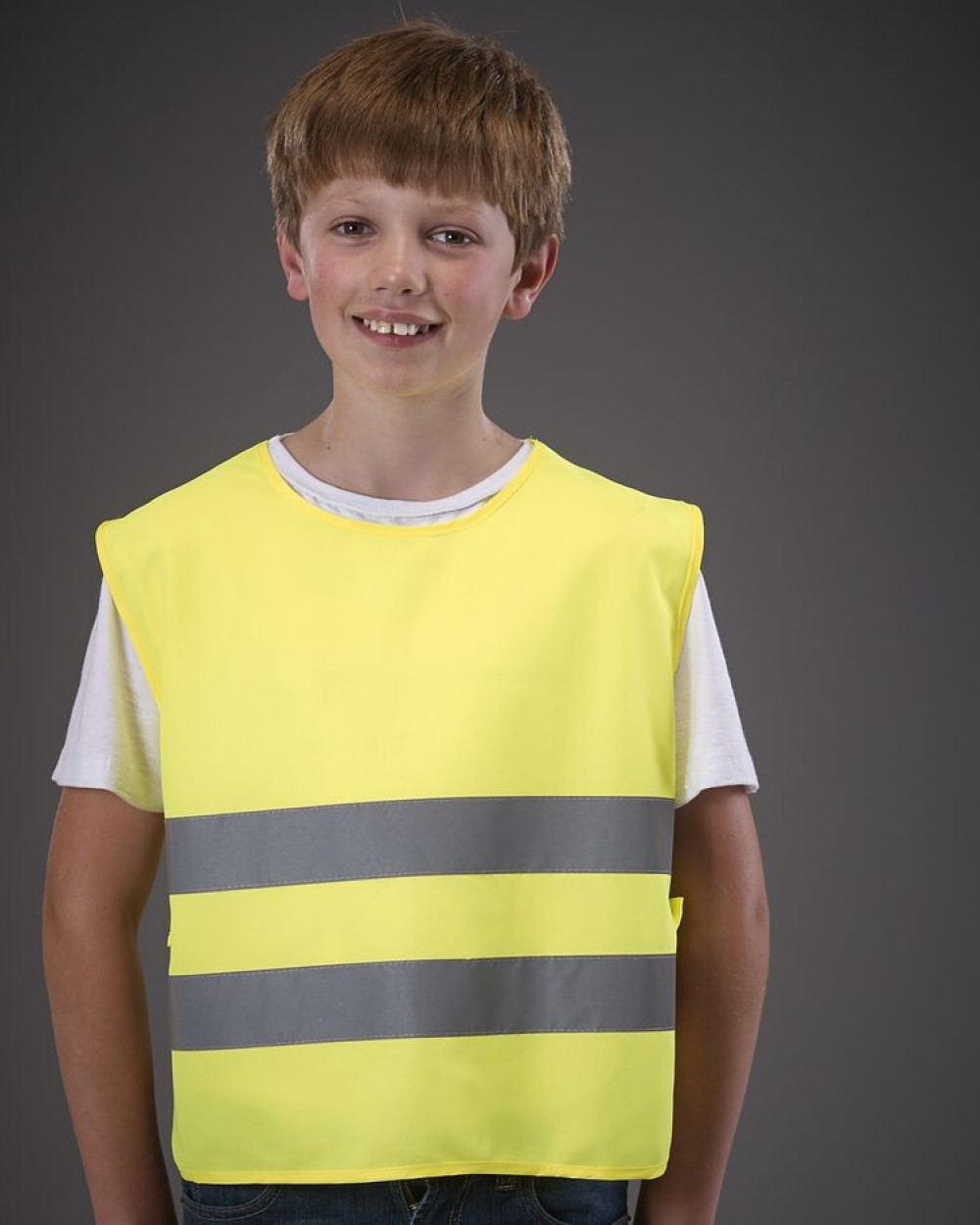 Fluo vestjes YOKO KIDS HI-VIS TWO BAND TABARD voor bedrukking &amp; borduring