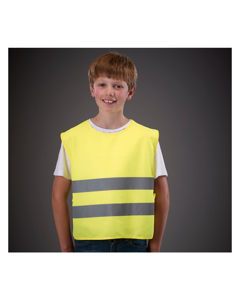 Gilets de sécurité personnalisable YOKO KIDS HI-VIS TWO BAND TABARD