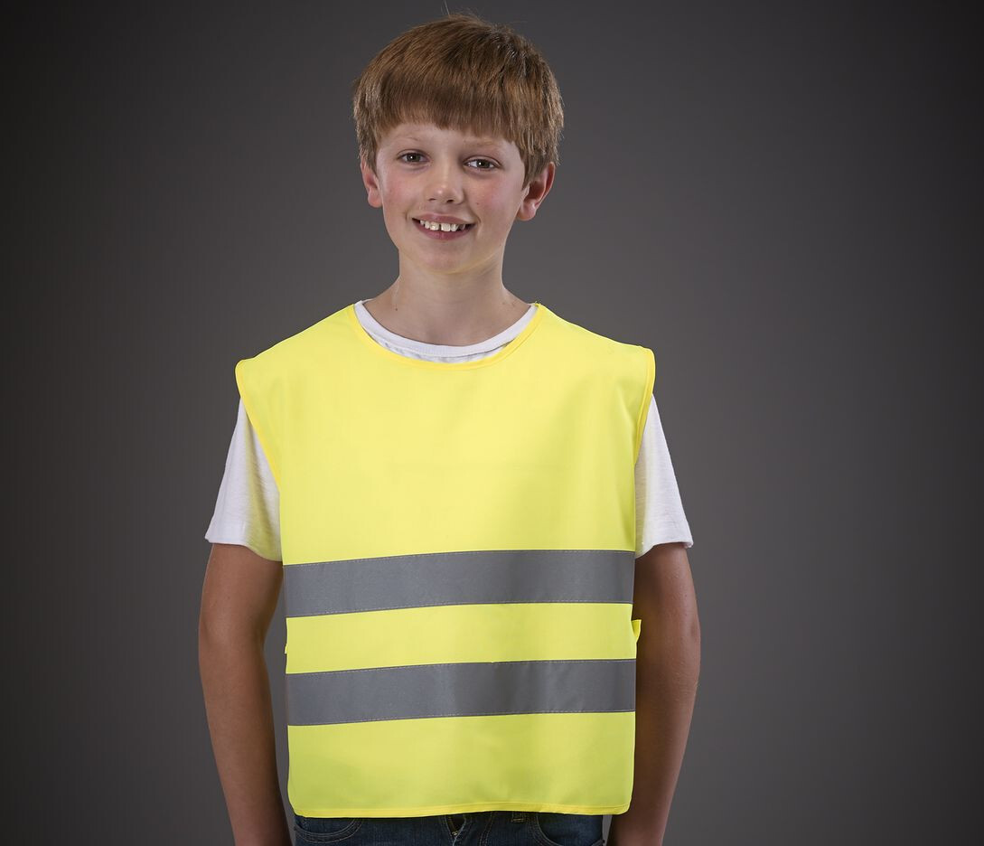 Fluo vestjes YOKO KIDS HI-VIS TWO BAND TABARD voor bedrukking &amp; borduring