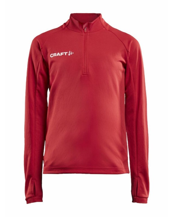 CRAFT Evolve Halfzip Jr Sweatshirts personalisierbar