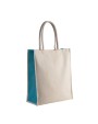 Tote bags KIMOOD Shopper van katoen/jute - 23 L voor bedrukking &amp; borduring