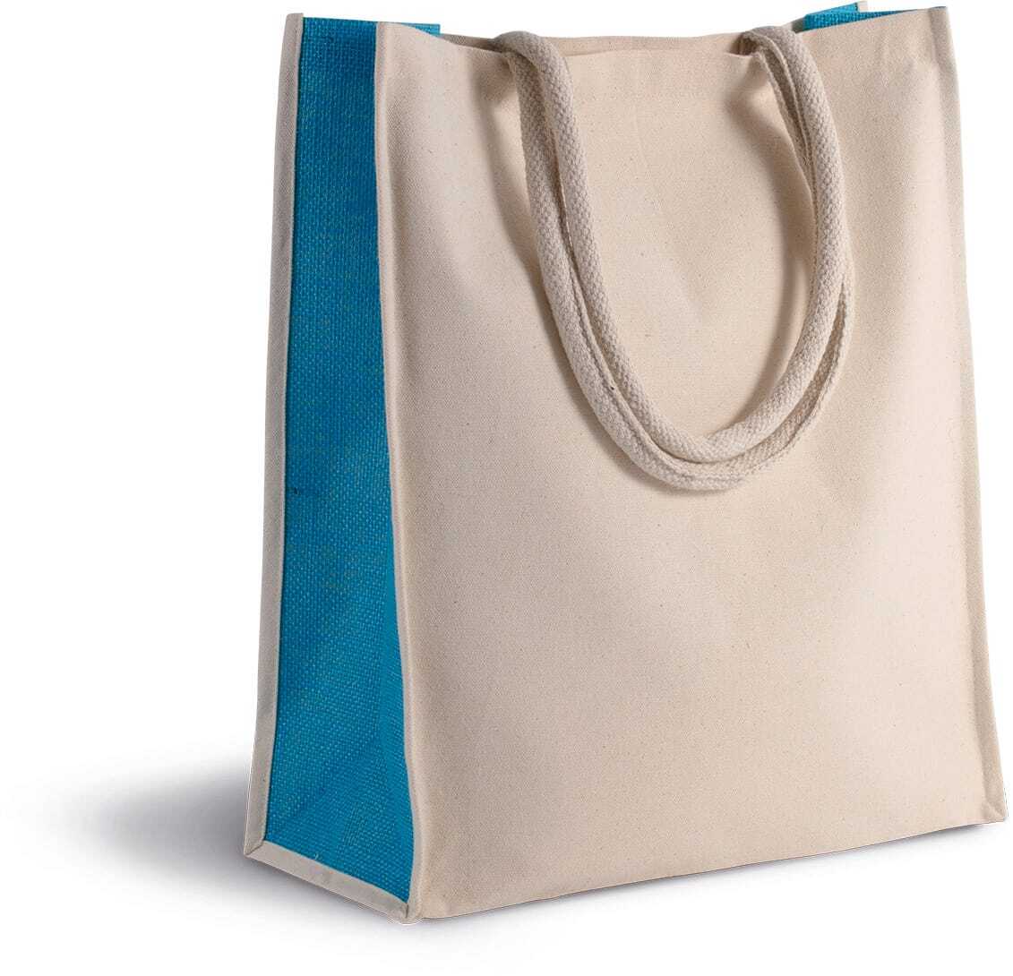 Tote bags personnalisable KIMOOD Sac cabas en coton / jute - 23 L