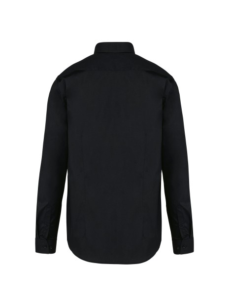 KARIBAN Chemise twill manches longues femme /api/colors/b9fdad4a-5e94-45cb-8c03-c08b349b28c3 personnalisable