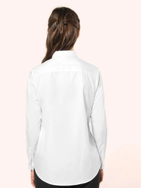 Chemises à personnaliser KARIBAN Chemise twill manches longues femme 