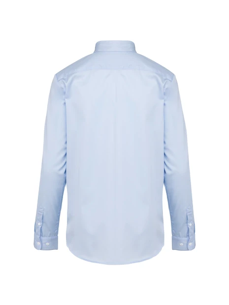KARIBAN Chemise twill manches longues femme /api/colors/bc03c1b2-f010-4d35-8299-fc831f089711 personnalisable