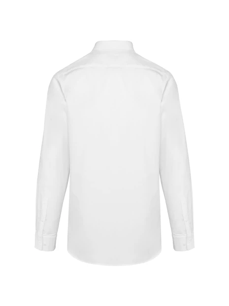 KARIBAN Chemise twill manches longues femme /api/colors/7a92cd2d-10d2-40b4-928b-296bb7487506 personnalisable