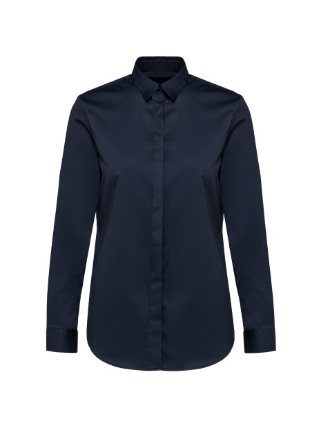 KARIBAN Chemise twill manches longues femme /api/colors/b68891a9-1d28-4f7a-8deb-775c45027afd personnalisable