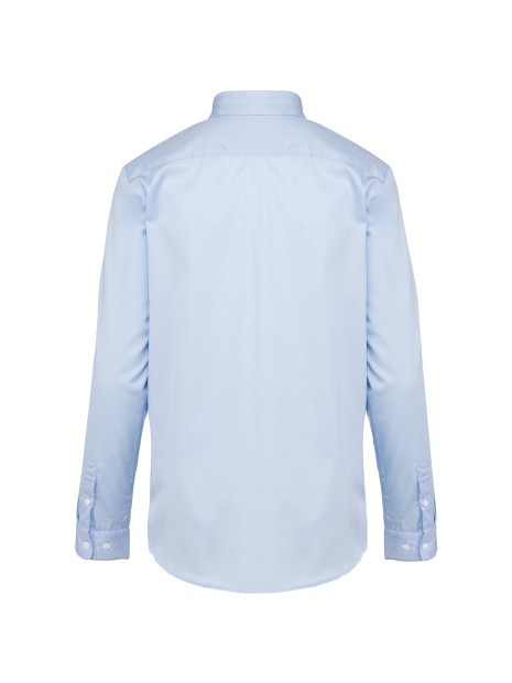 KARIBAN Chemise twill manches longues femme /api/colors/bc03c1b2-f010-4d35-8299-fc831f089711 personnalisable