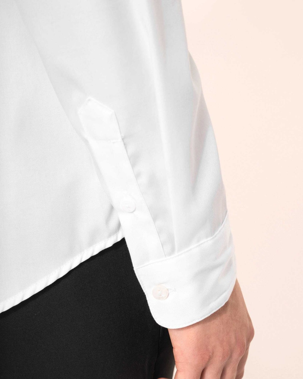 KARIBAN Twill-Damenhemd mit langen Ärmeln Hemden personalisierbar