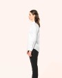 Hemden KARIBAN Damesoverhemd van twill met lange mouwen voor bedrukking &amp; borduring