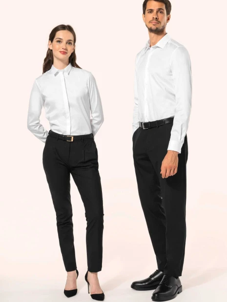Chemises à personnaliser KARIBAN Chemise twill manches longues femme 