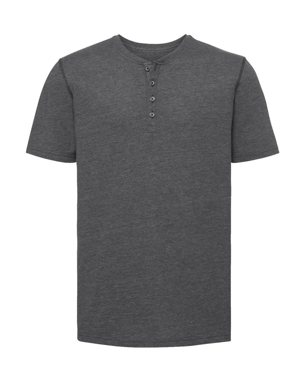 T-shirts RUSSELL Men's Henley HD T voor bedrukking &amp; borduring