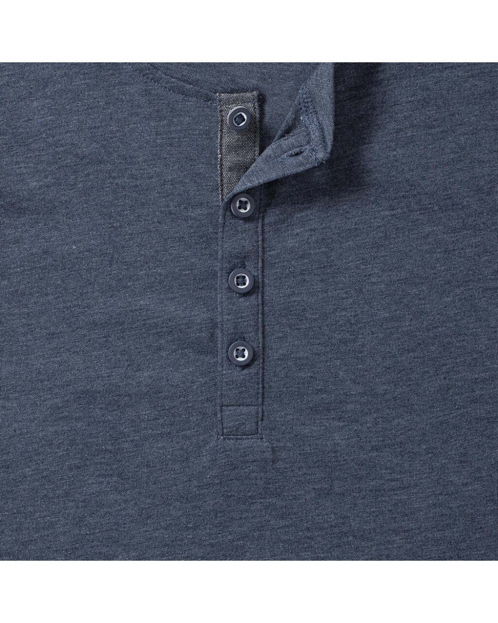 RUSSELL Men's Henley HD T T-Shirts personalisierbar