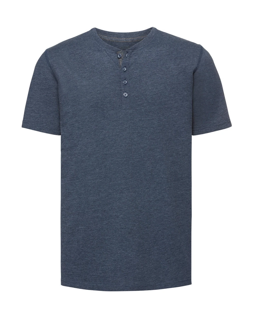 RUSSELL Men's Henley HD T T-Shirts personalisierbar