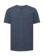 RUSSELL Men's Henley HD T T-Shirts personalisierbar