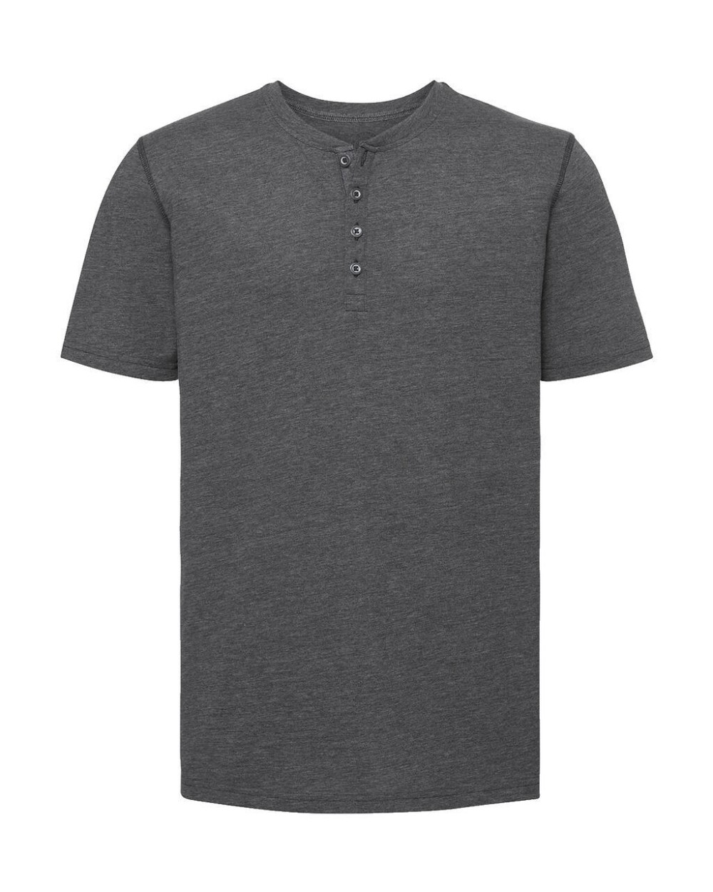 T-shirts RUSSELL Men's Henley HD T voor bedrukking &amp; borduring