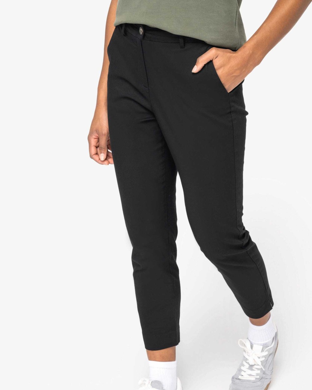 Pantalons personnalisable NATIVE SPIRIT Pantalon chino 7/8 écoresponsable femme