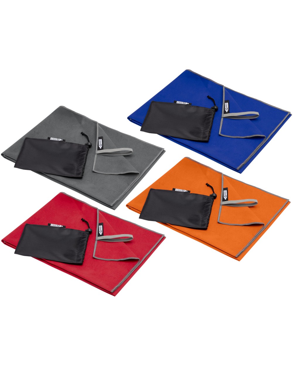 Produits éponges personnalisable 4DO Serviette Pieter certifiée GRS ultra-légère et à séchage rapide 50 x 100 cm