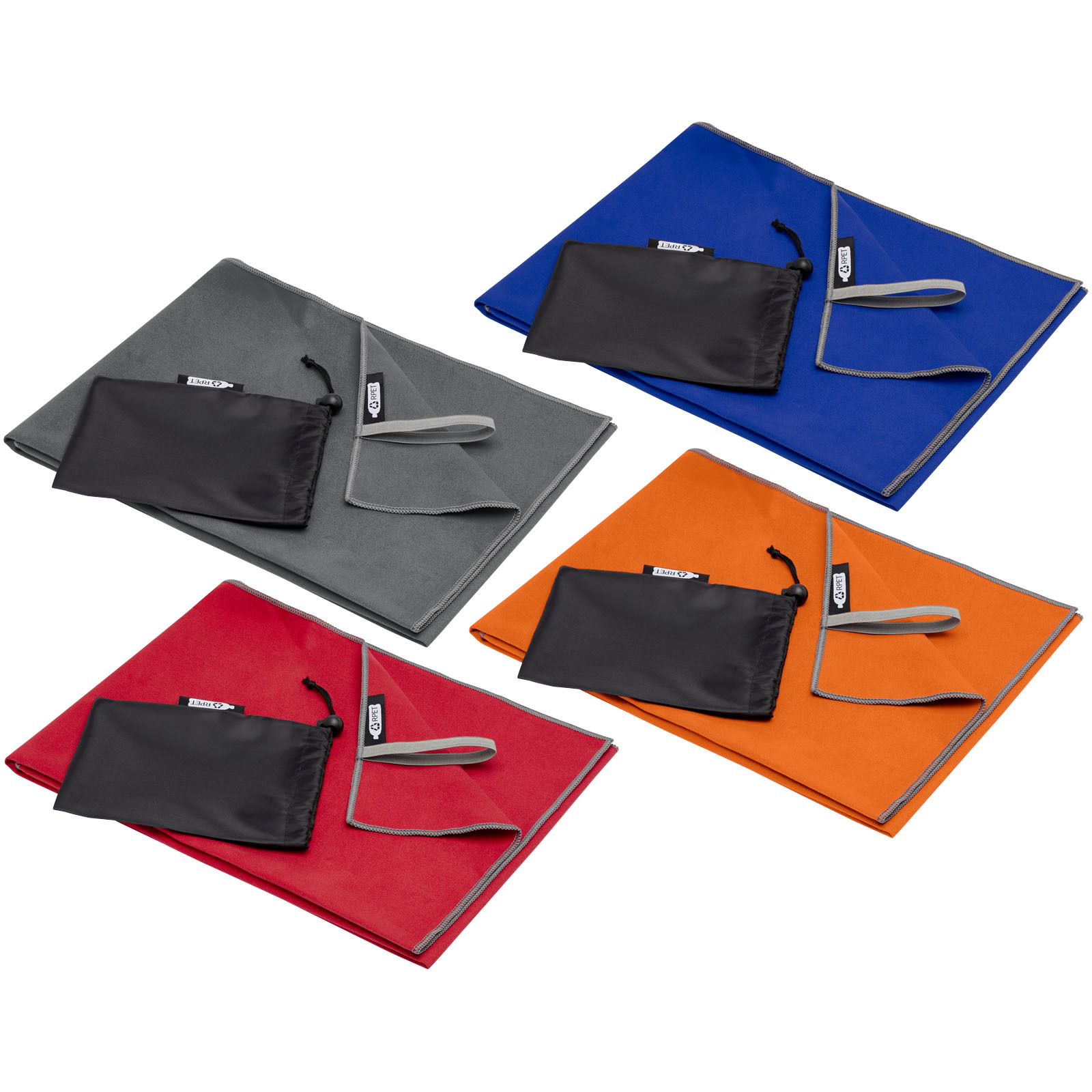 Bad artikelen 4DO Pieter GRS ultralichte en sneldrogende handdoek 50 x 100 cm voor bedrukking &amp; borduring